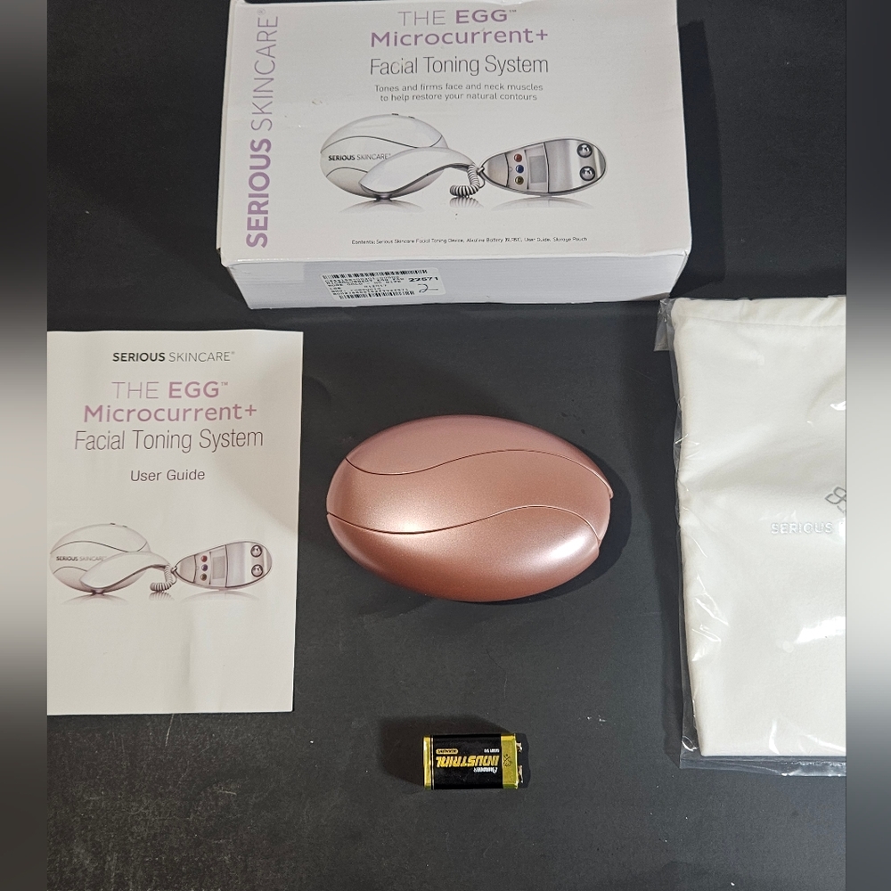 Serious Skincare "THE EGG" Microcurrent Facial Toning System